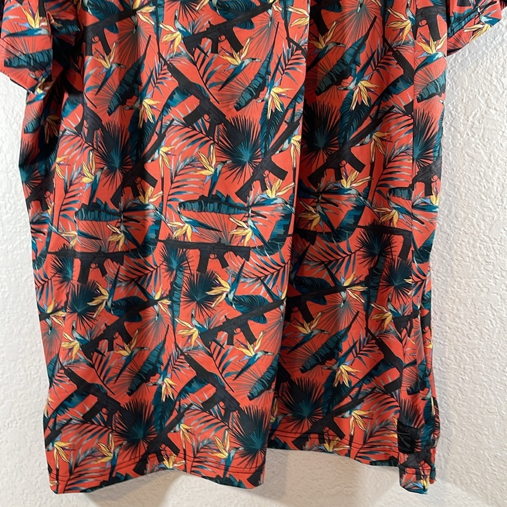 GRUNT STYLE RANGE PARADISE PATRIOTIC MEN’S POLO SHIRT SIZE 3XL - Picture 6 of 16